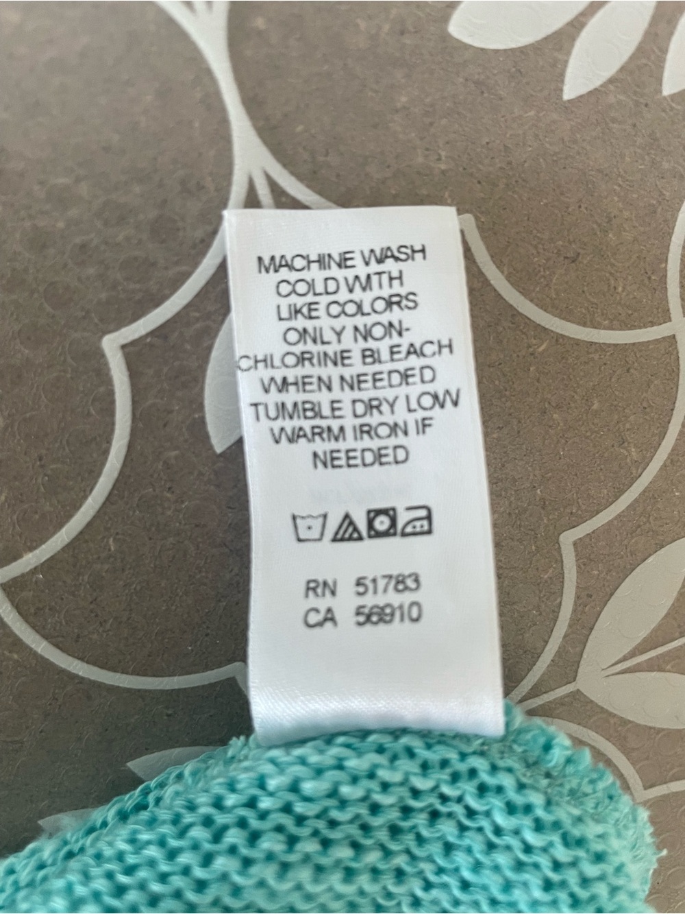 Maurices turquoise open-knit short-sleeve duster/cardigan Size 1 - Picture 9 of 9